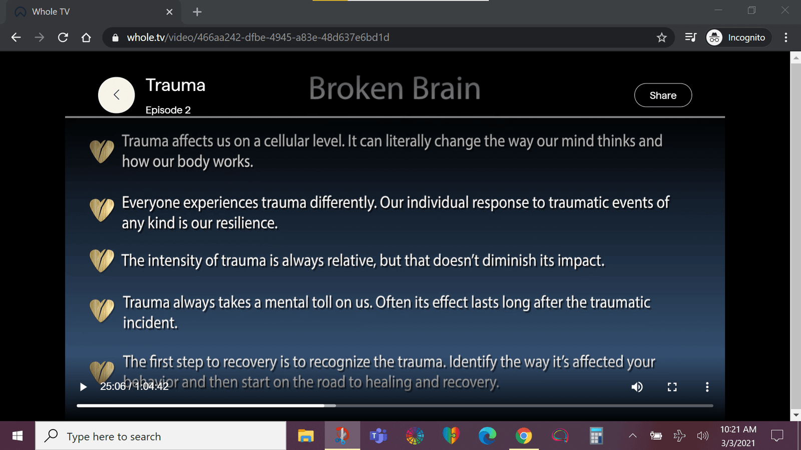 Trauma Episode 2 - Emotional Trauma Part 1 - Lotus Soul